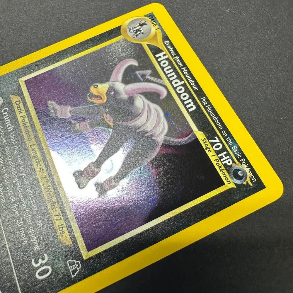 Pokemon TCG Houndoom Neo Discovery 04/75 Holo Rare Unlimited NM SWIRL